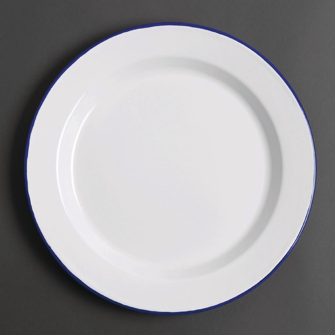 Olympia Enamel Dinner Plates 300mm (Pack of 6)