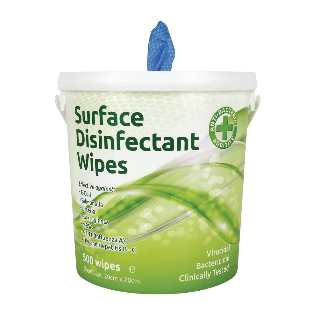 EcoTech Disinfectant Surface Wipes Bucket (500 Pack)