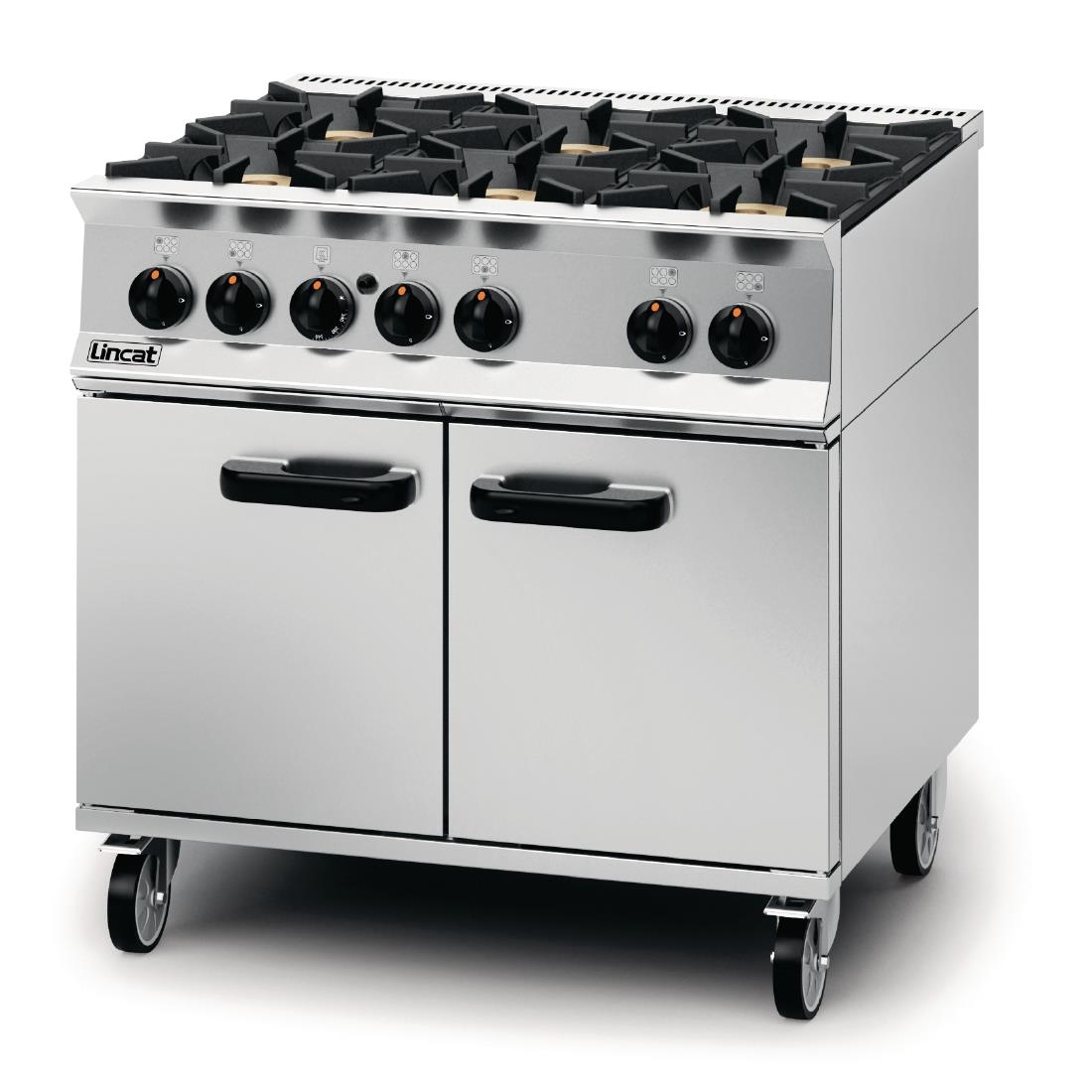 Lincat Opus 800 Natural Gas Oven Range 6 Burner OG8002/N