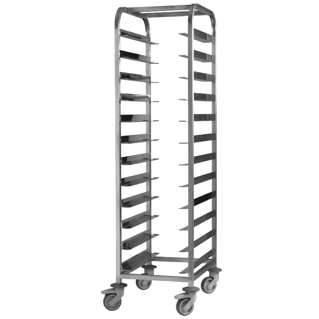 EAIS Stainless Steel Clearing Trolley 12 Shelves