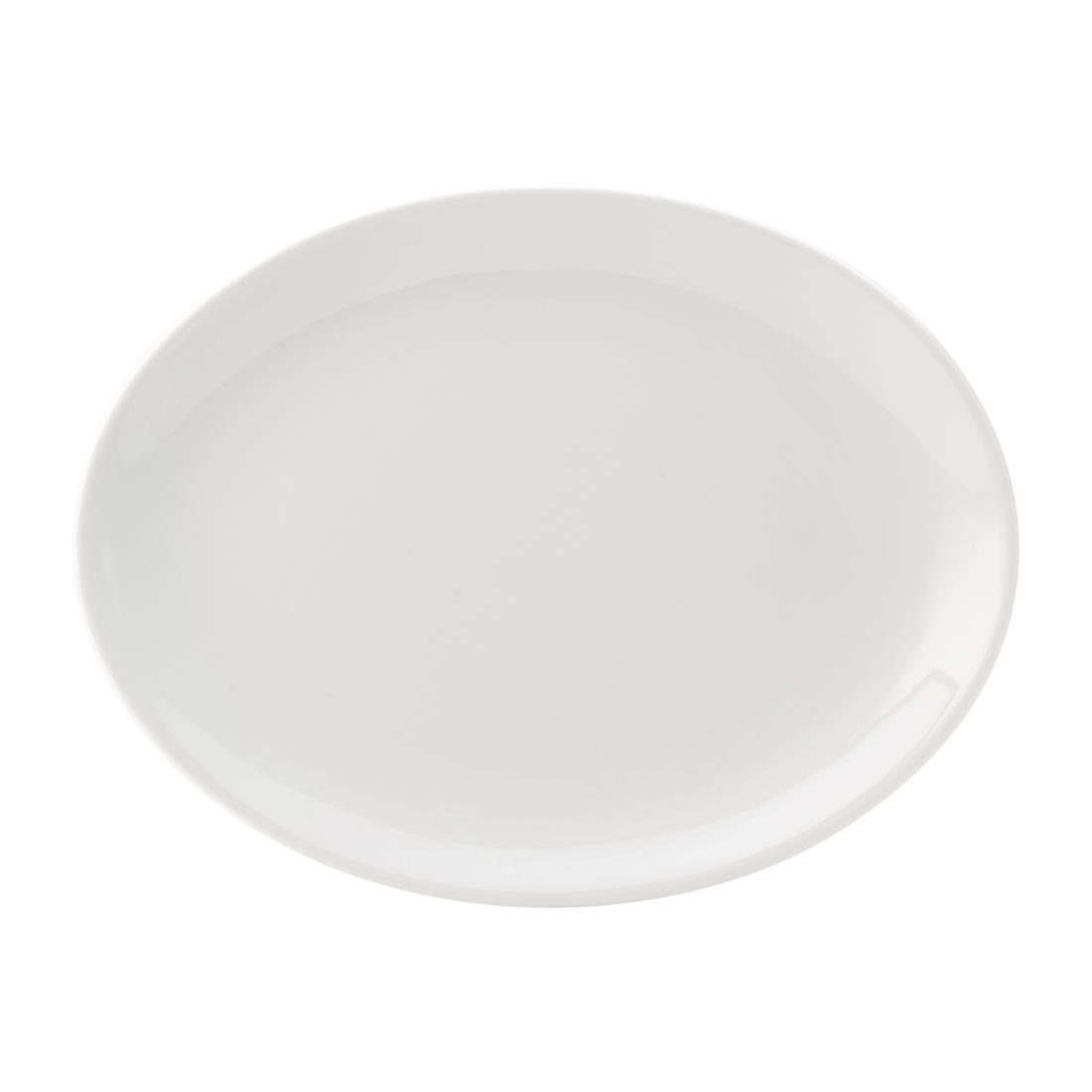 Utopia Titan Oval Plates White 210mm (Pack of 24)