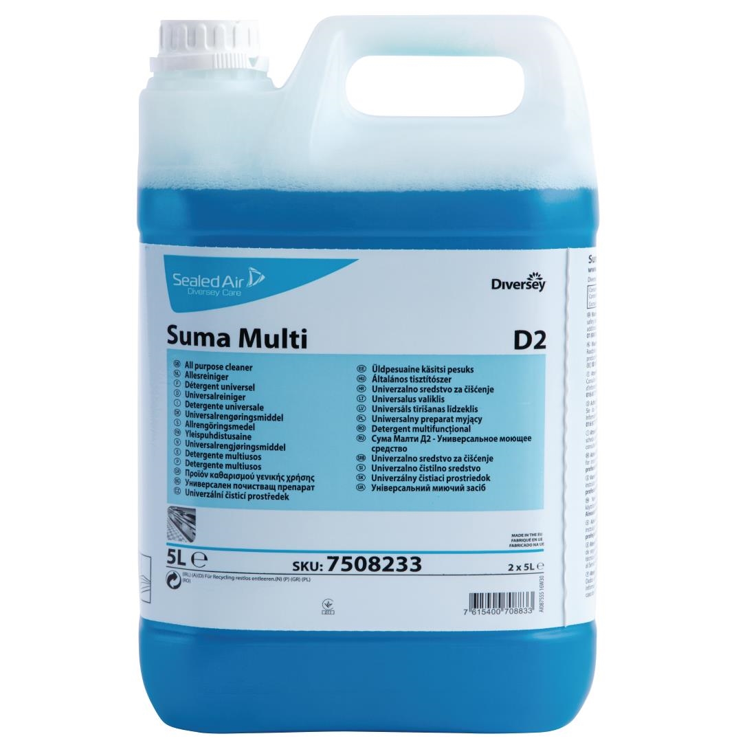 Suma D2 All-Purpose Cleaner Concentrate 5Ltr (2 Pack)