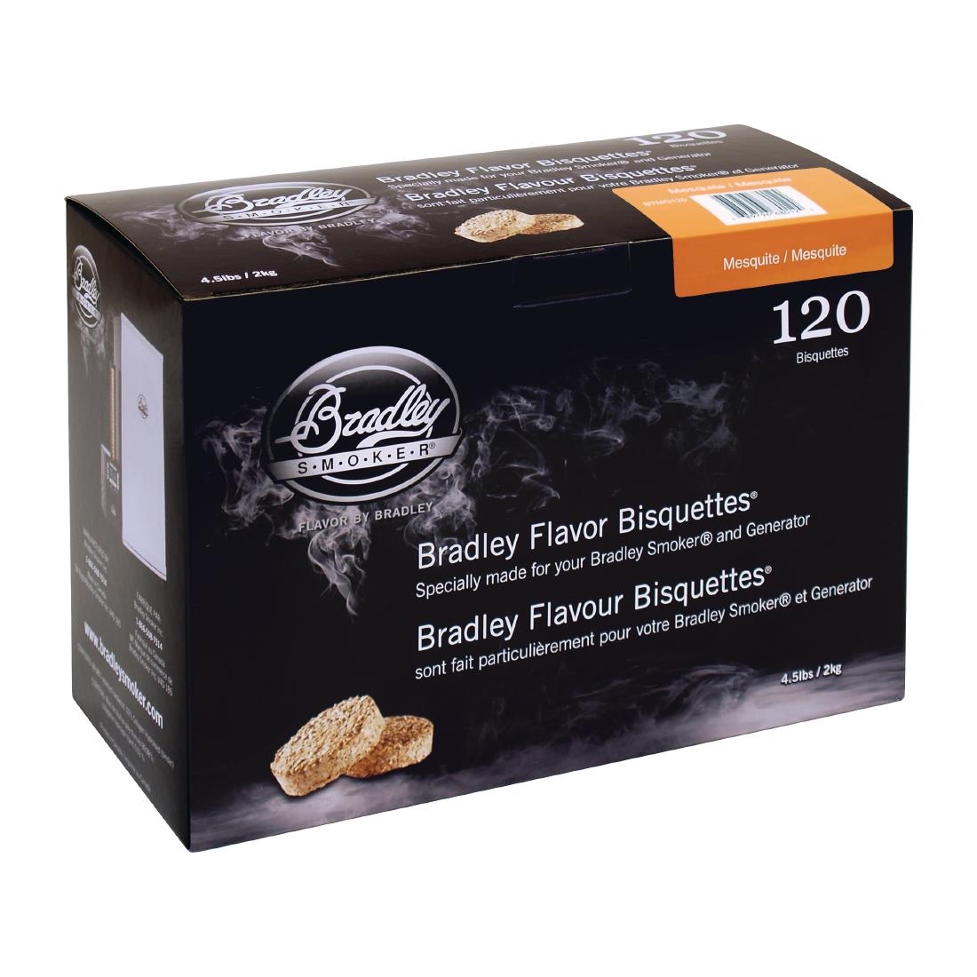 Bradley Food Smoker Mesquite Flavour Bisquette (Pack of 120)