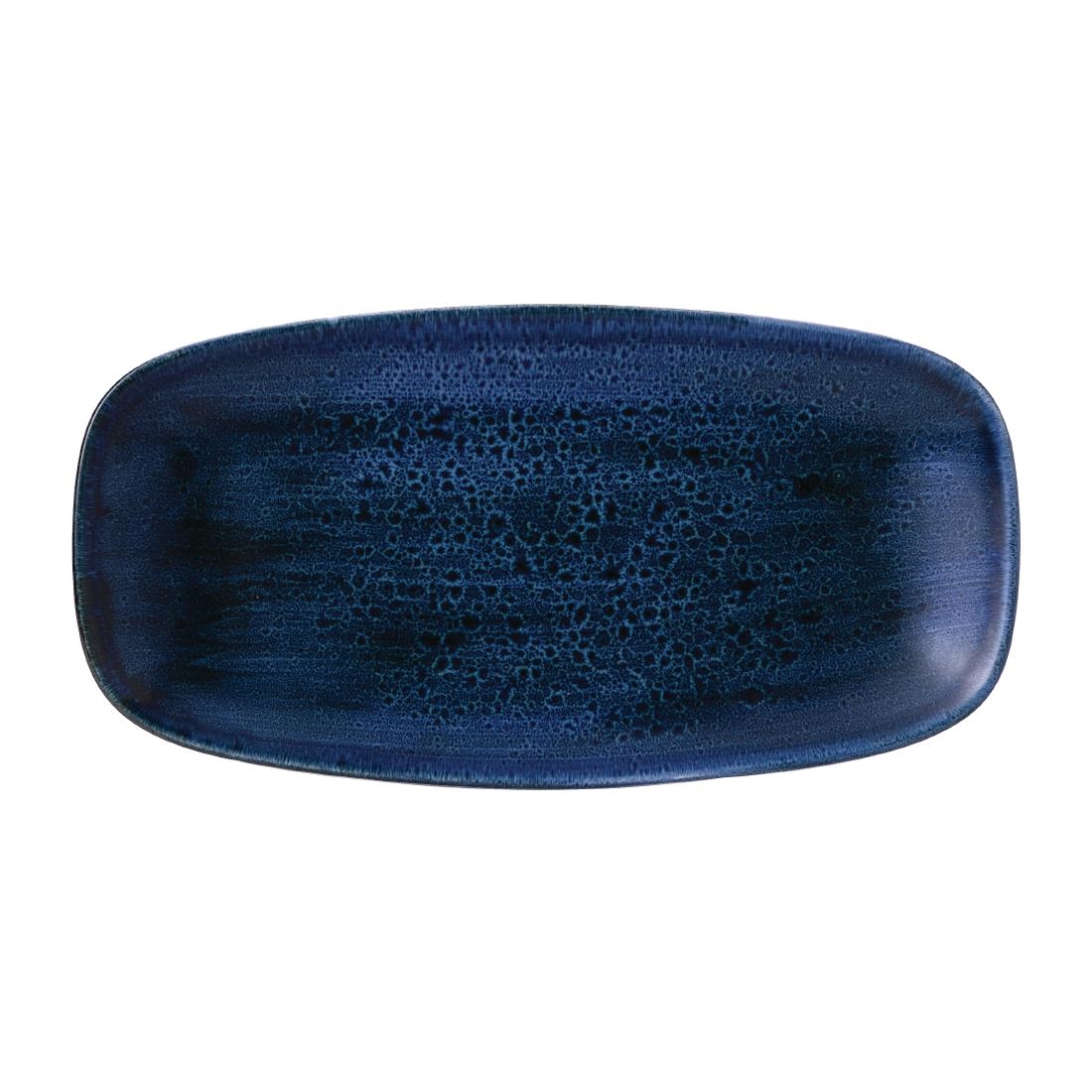 Stonecast Plume Ultramarine Chefs' Oblong Plate No. 3 11 3/4 x 6 