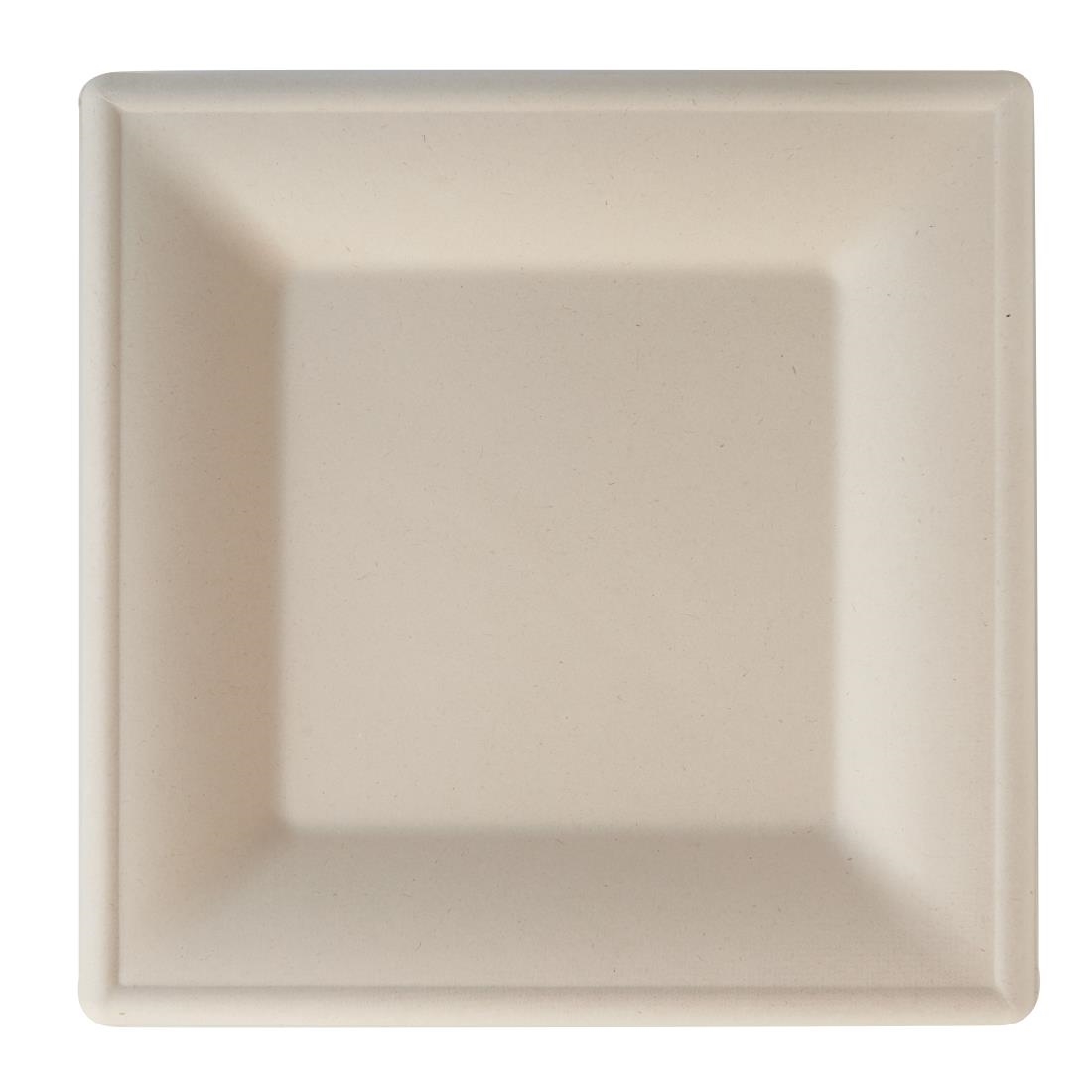 eGreen Eco-Fibre Compostable Wheat Square Plates 260mm (Pack of 500)