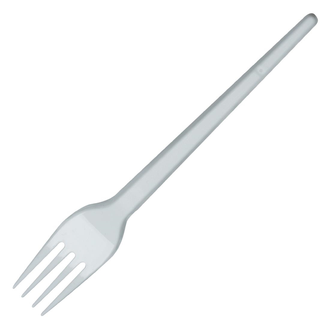 eGreen Individually Wrapped White Plastic Forks (Pack of 500)