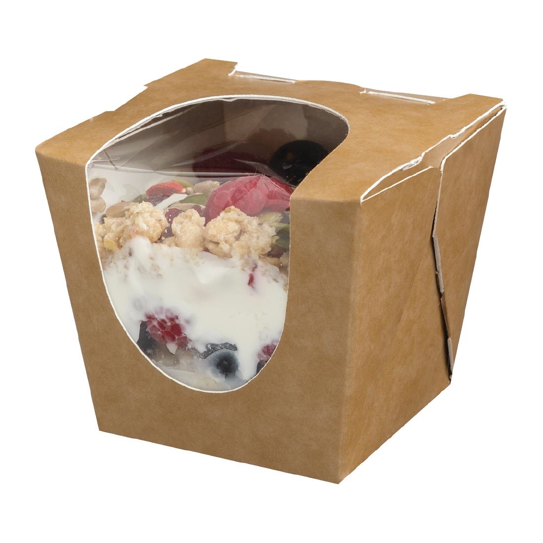 Colpac Zest Compostable Kraft Deli Boxes 250ml / 8oz (Pack of 500)