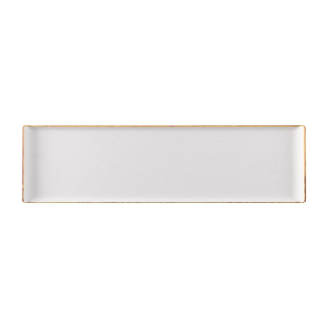 Churchill Melamine Stonecast Rectangular Buffet Tray 559x152mm (Pack of 4)