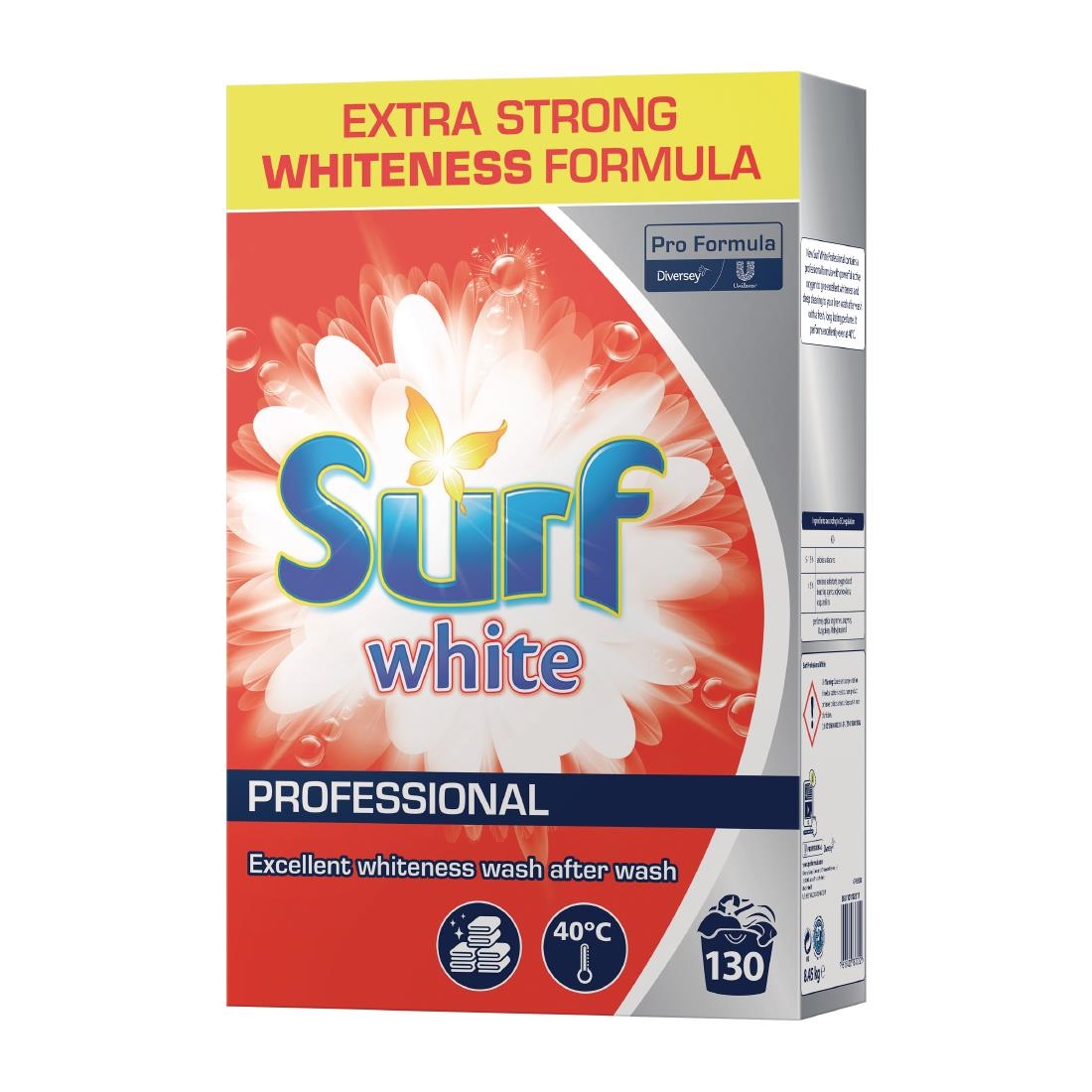 Surf Pro Formula White 130 Wash Laundry Detergent Powder 8.45kg