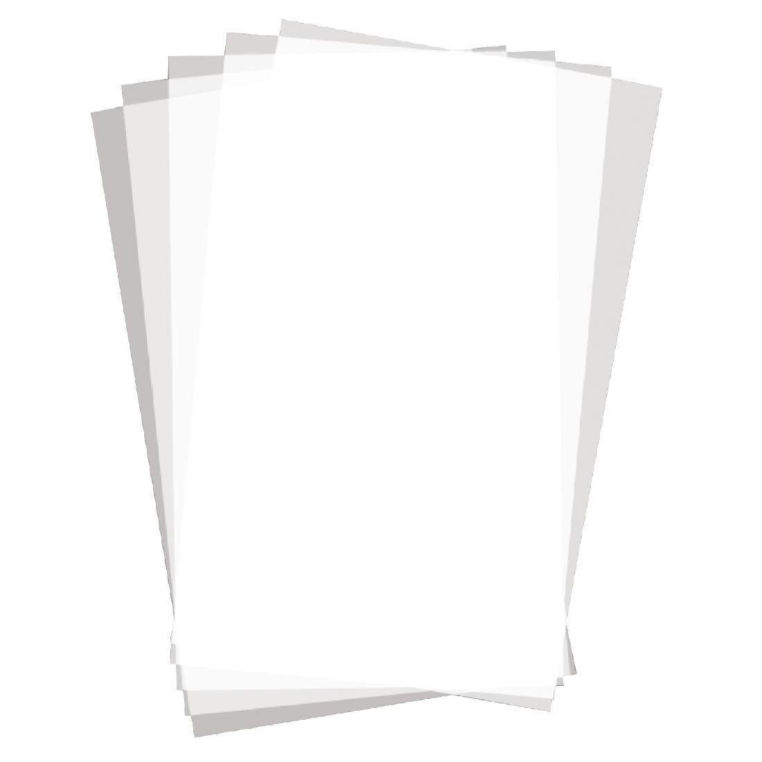 Greaseproof Paper Sheets White 255 x 406mm (Pack of 500)