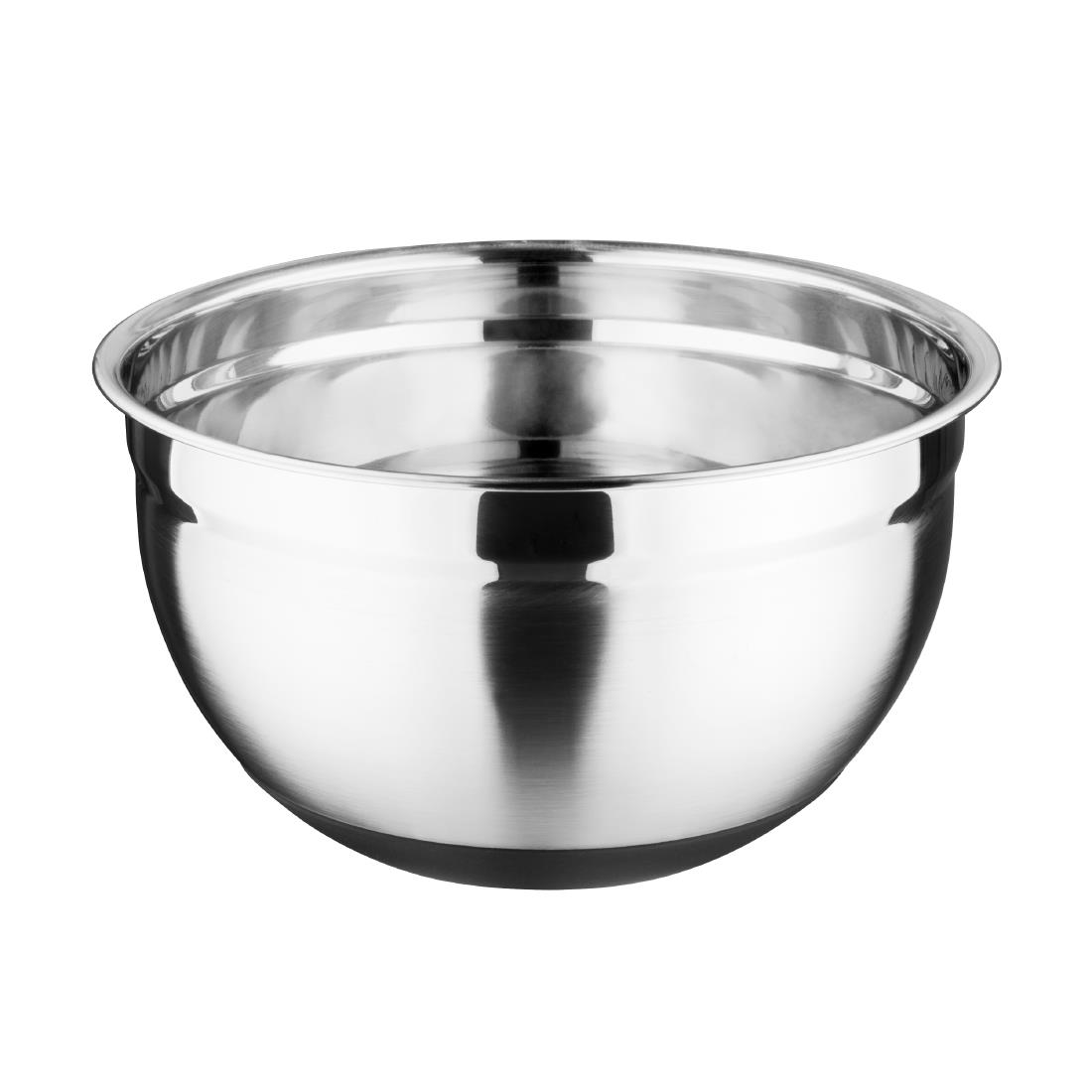 Vogue Stainless Steel Bowl with Silicone Base 3Ltr