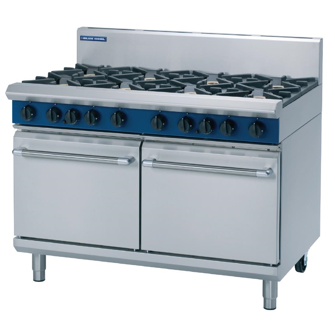 Blue Seal Evolution 8 Burner Double Static Oven LPG 1200mm G528D/L