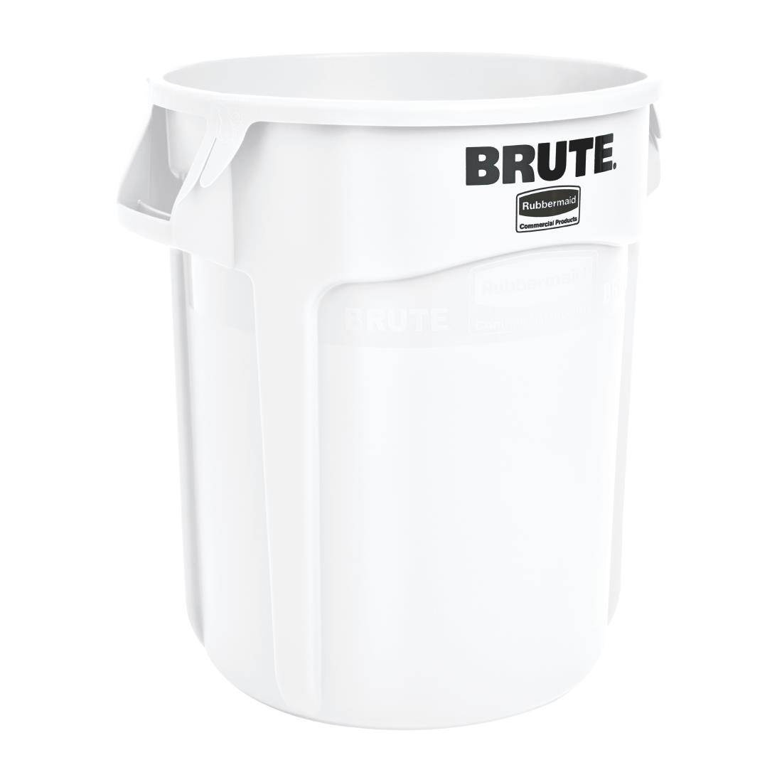 Rubbermaid Round Brute Container 75.7Ltr Container White
