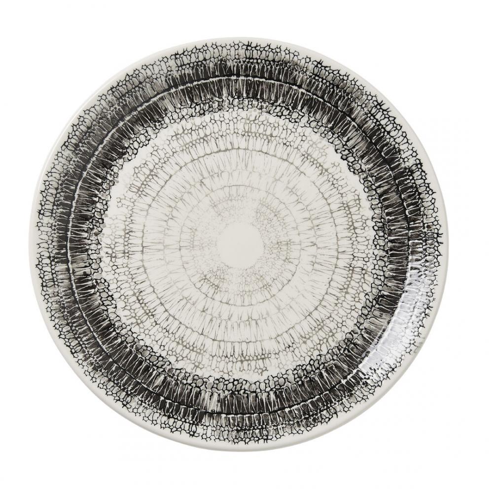 Petra Graphite Coupe Plate 28cm (11) - 11720544 (Pack of 12)