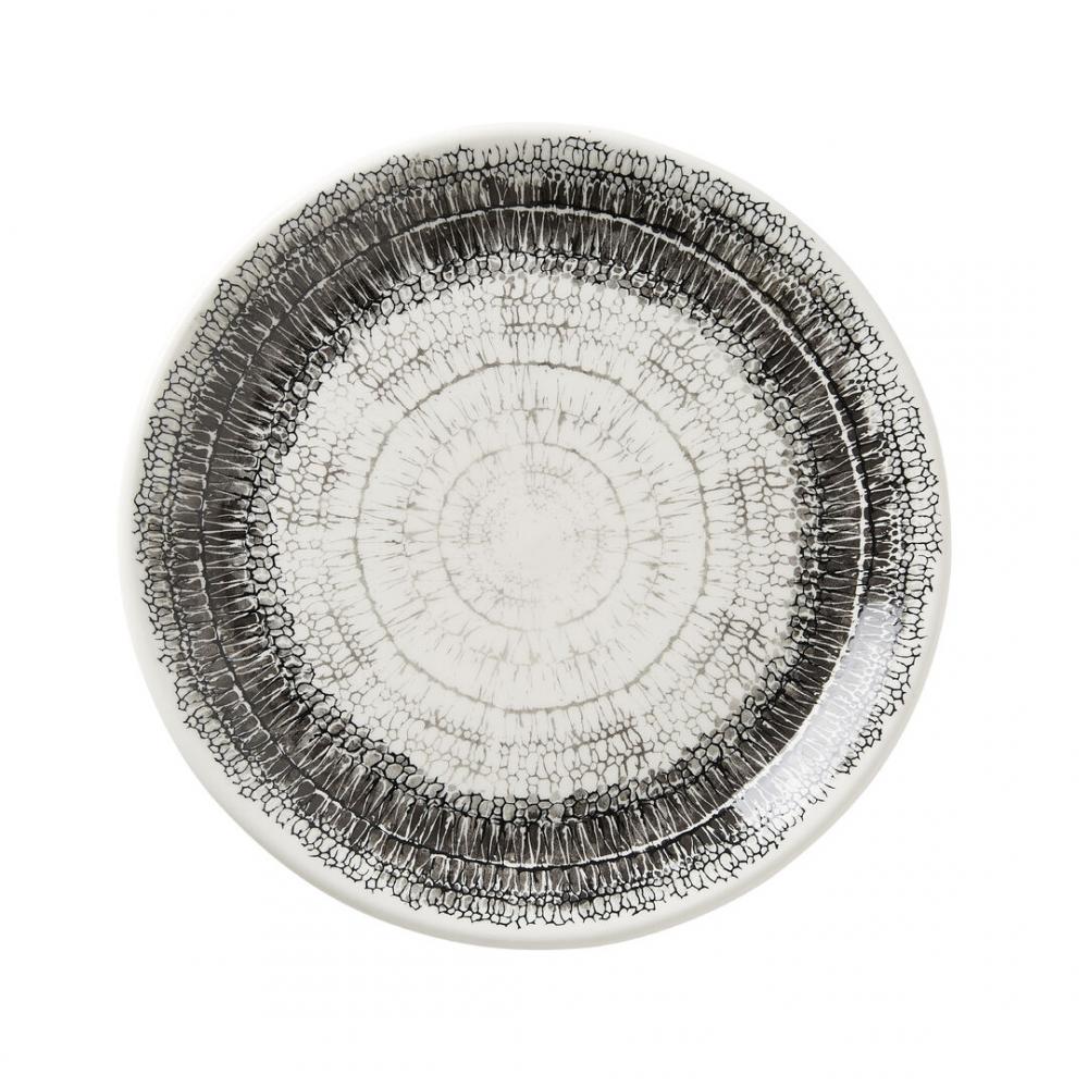 Petra Graphite Coupe Plate 25.25cm (10) - 11720566 (Pack of 12)