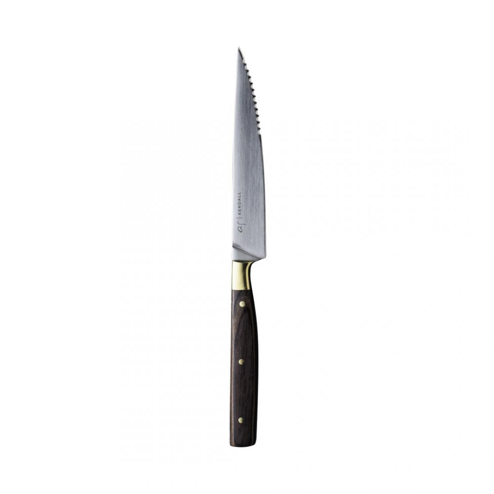 Kendall Steak Knife Brass & Polywood/Copper Rivet 24.1cm (9 1/2) - 5797WP053 (Pack of 6)