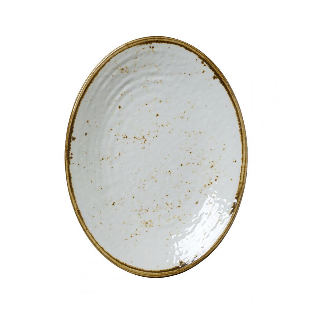 Craft White Oval Plate 26 x 19.7cm (10 1/4 7 3/4) - 68A540EL783 (Pack of 6)