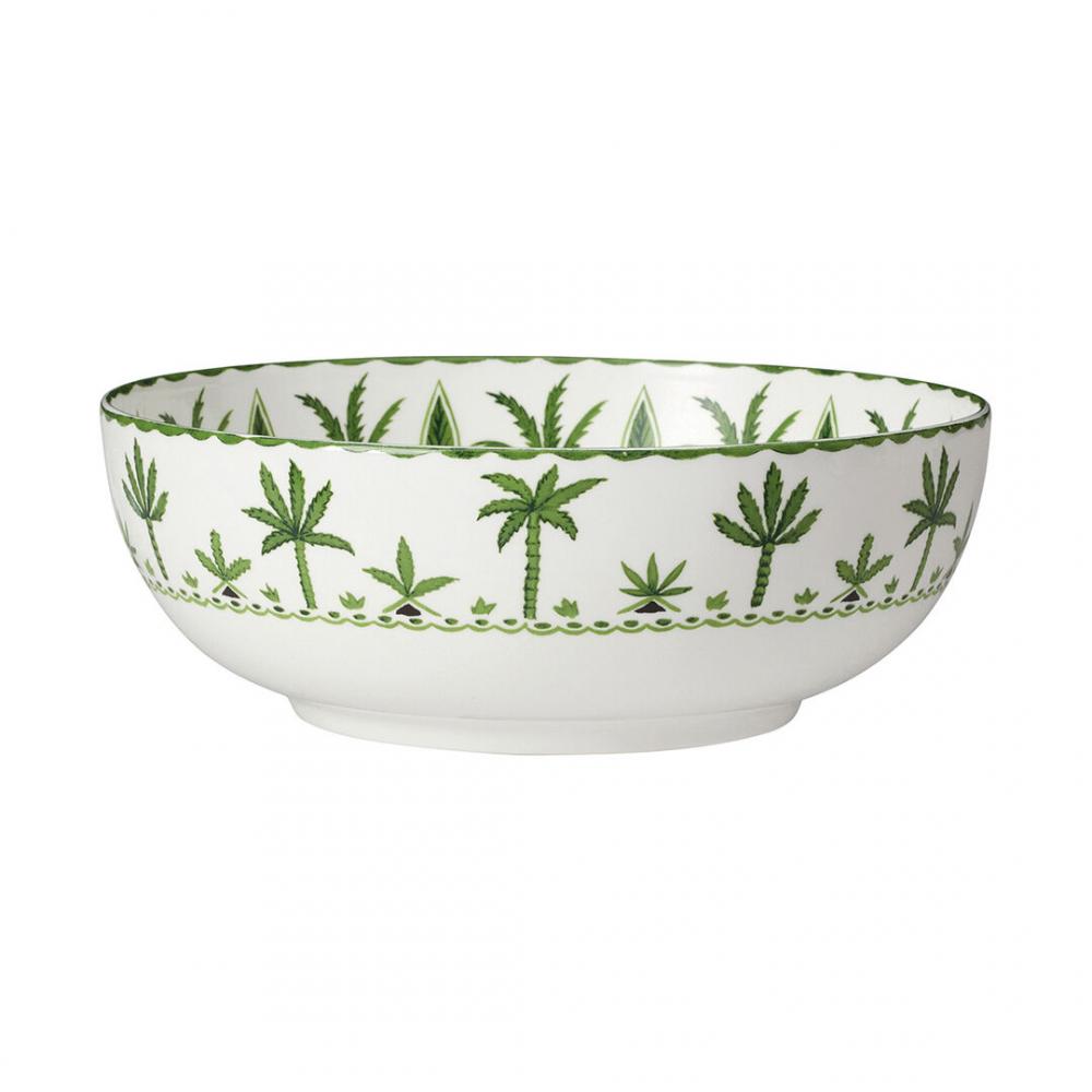 Sultan's Garden Green Coupe Large Bowl 23cm 2Ltr (9 1/6 70oz) - 82112AND0150A (Pack of 6)