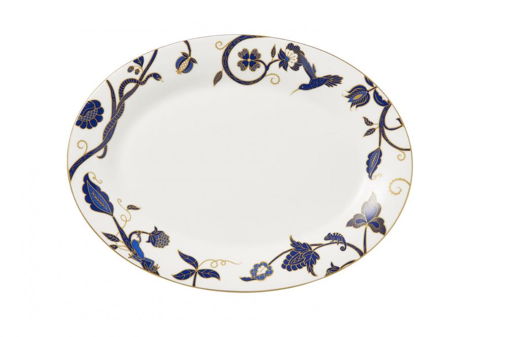 Makira Misc Oval Tray 36.5cm x 27.5cm (14 1/2 x 11) - 82135AND0322 (Pack of 6)