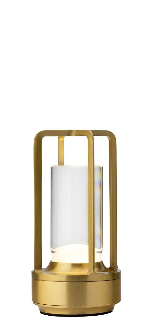 Cuba LED Cordless Lamp 17.5cm - Brushed Gold - H03200-000000-B01006 (Pack of 6)