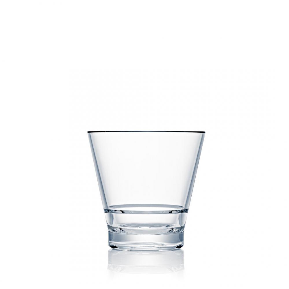 Capella Stack Clear Double Rocks 10.16cm H 35.5cl (3 7/8 x 4 12oz) - N710123 (Pack of 12)