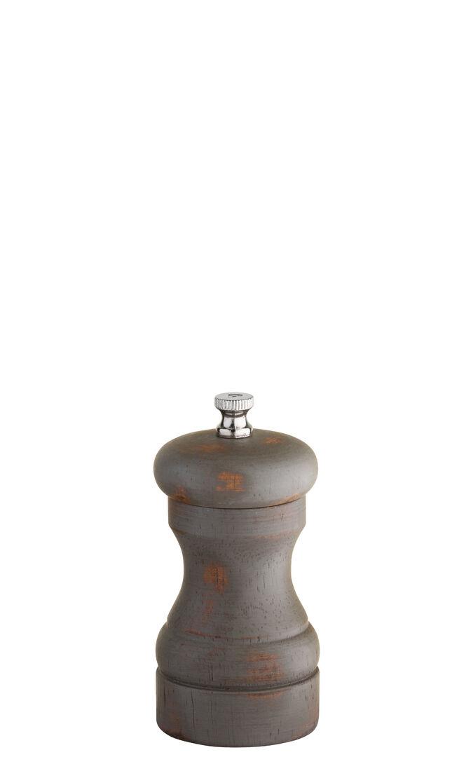 Distressed Wood Salt/Pepper Grinder 4 (10cm) - SP1005-000000-B01006 (Pack of 6)