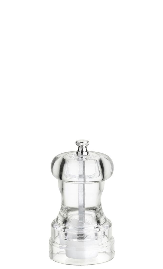 Clear Acrylic Salt/Pepper Grinder 4 (10cm) - SP1010-000000-B01006 (Pack of 6)